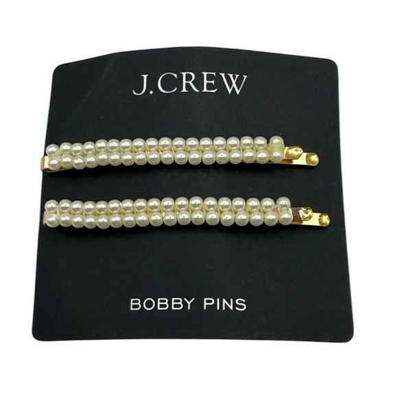 J. Crew Accessories - J Crew Double row pearl bobby pins